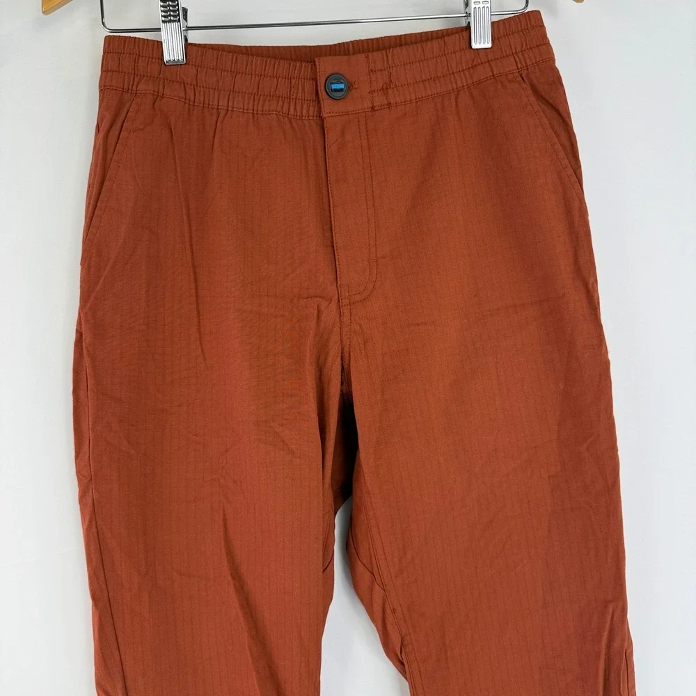 Cotopaxi Salto Ripstop Pants Men Small Rust Orange Slim Fit Hiking Stretch 12547